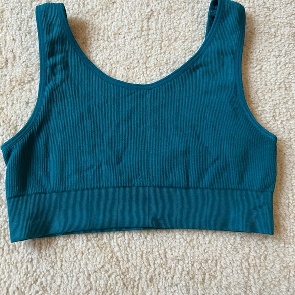 Old Navy Other - Old Navy Active Teal Knit Bra Top